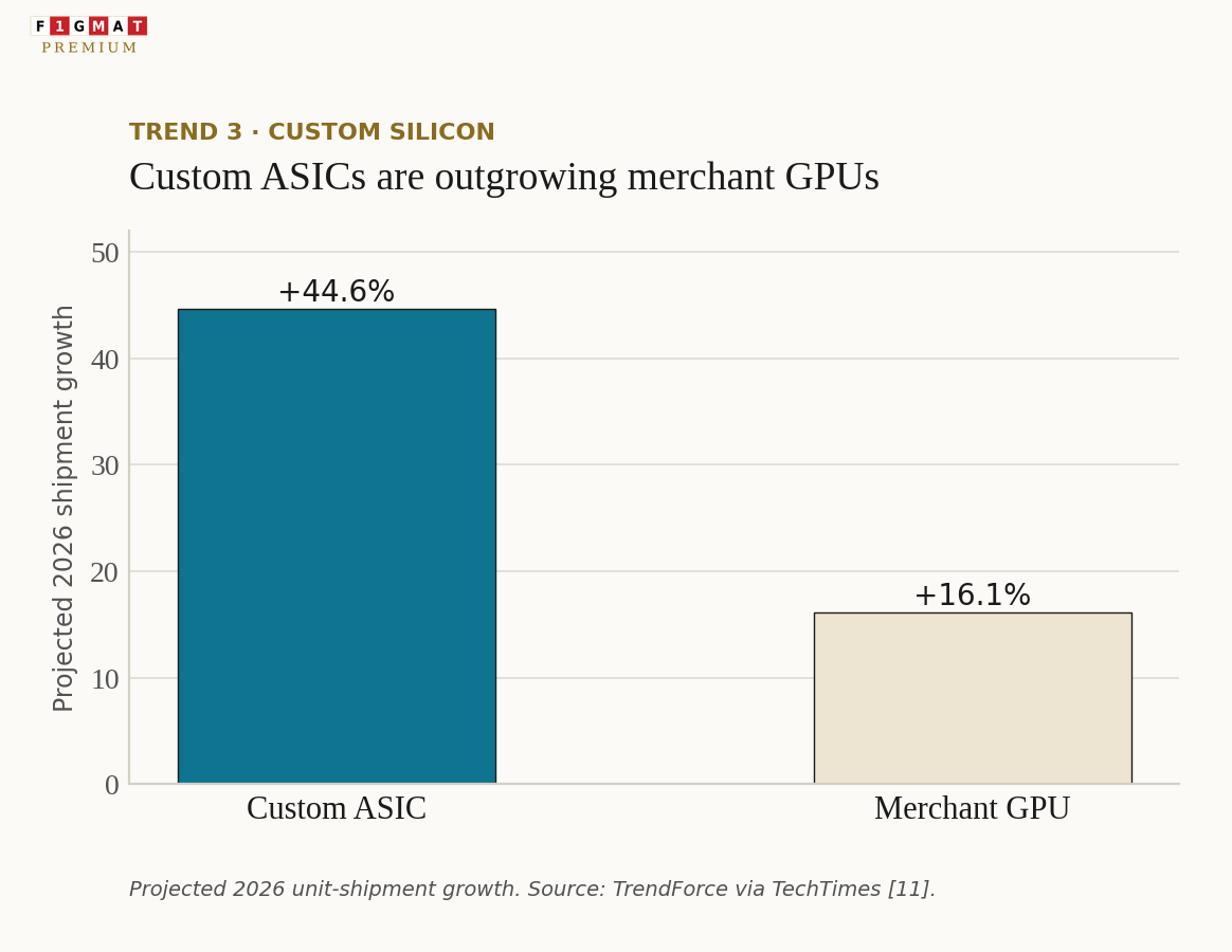 Custom Silicon ASIC vs. GPU Demand