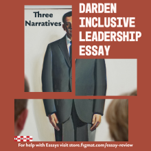 3 Narratives for Darden Inclusive Leadership Essay