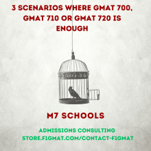 M7 Admissions with GMAT 700 to 720